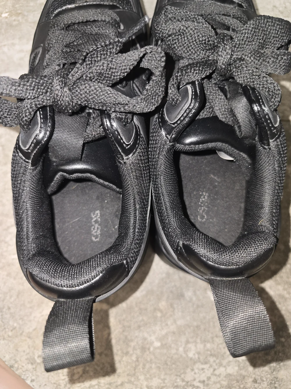 ASOS Black Women's Platform Lace-Up Sneakers